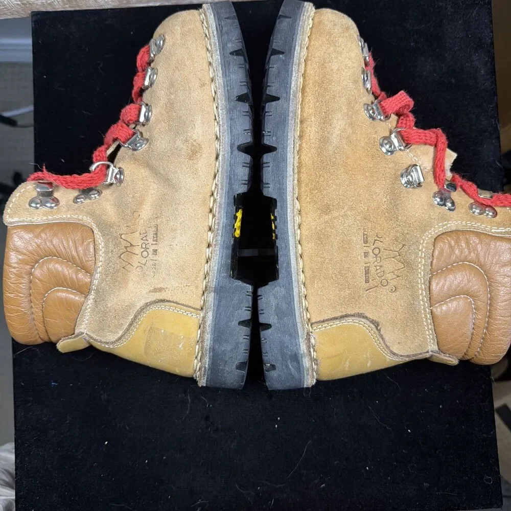 Vintage Kinney Colorado Italian Hiking Boots 7.5 Made In Italy